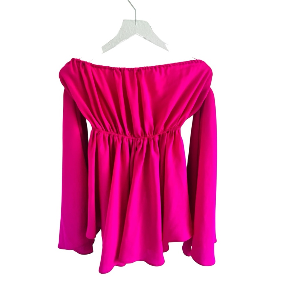 Oh Poly Pink Off-Shoulder Women's Dress - Picture 5 of 6